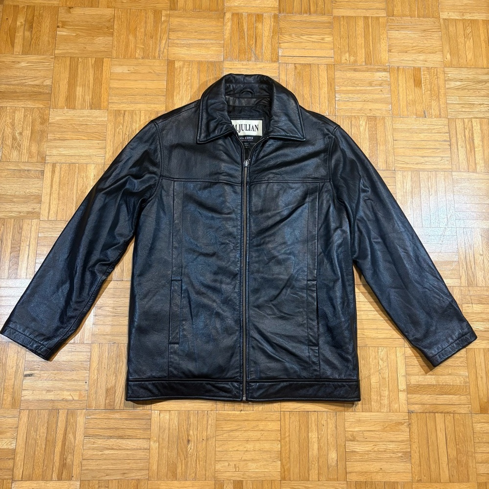 M. Julian Quilt Lined Leather Jacket